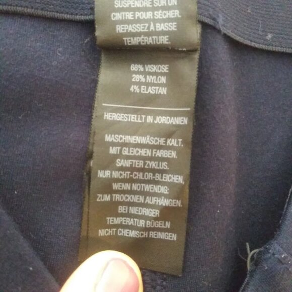 Nygard Luxe Slims women's size L 14-16 Navy Blue Pants - Picture 13 of 13